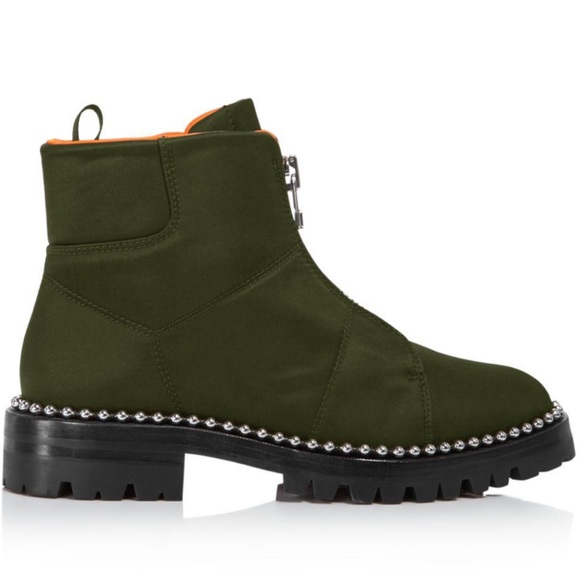 Alexander Wang Nylon Zipper Boots Size 39.5 - Picture 2 of 9